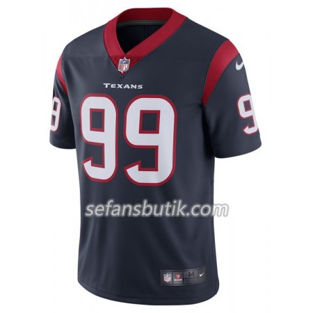 Houston Texans Tröjor J. J. Watt 99 Nike Blå - Herr Houston Texans Tröjor J. J. Watt 99 Nike Blå - Herr